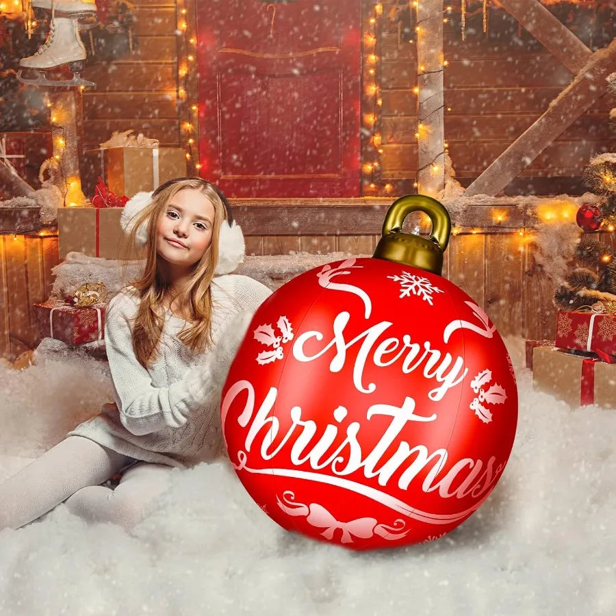 3 Pcs 32 Giant Inflatable Christmas Ball