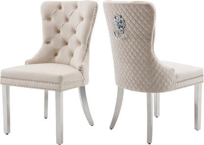 Velvet Dining Chairs Set of 2