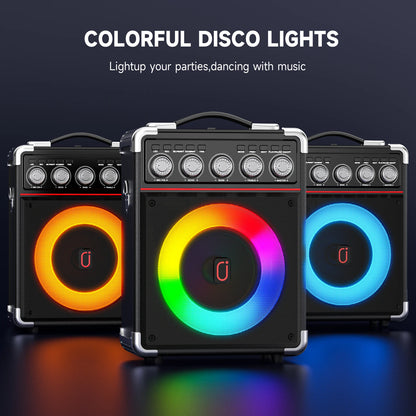 Karaoke Speaker, Bluetooth Speaker with 2 Microphones