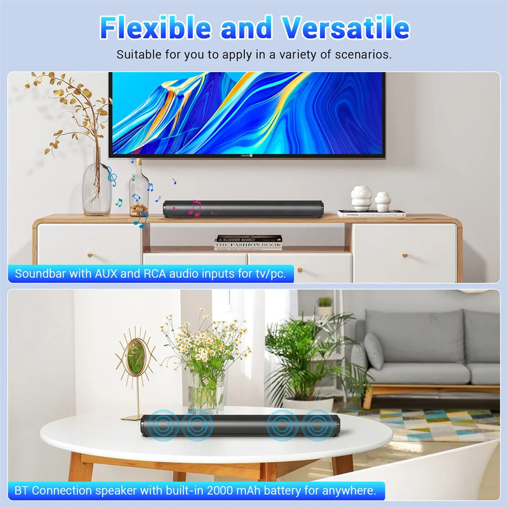 Sound Bar TV Sound System Bluetooth Speaker