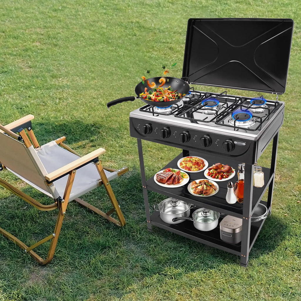 5-Burner Gas Stove Outdoor