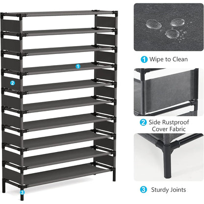 Multi-layer storage Rack, Large Capacity Organizer