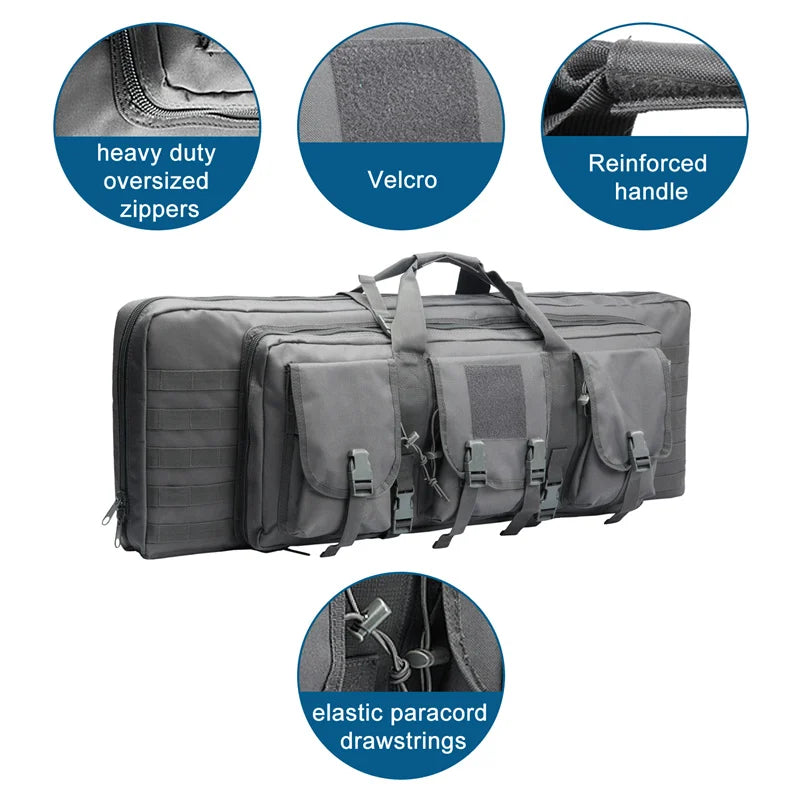 32 38 42 48 inch Tactical Double Rifle Case