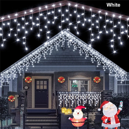 Christmas Decorations Lights Solar Icecicle