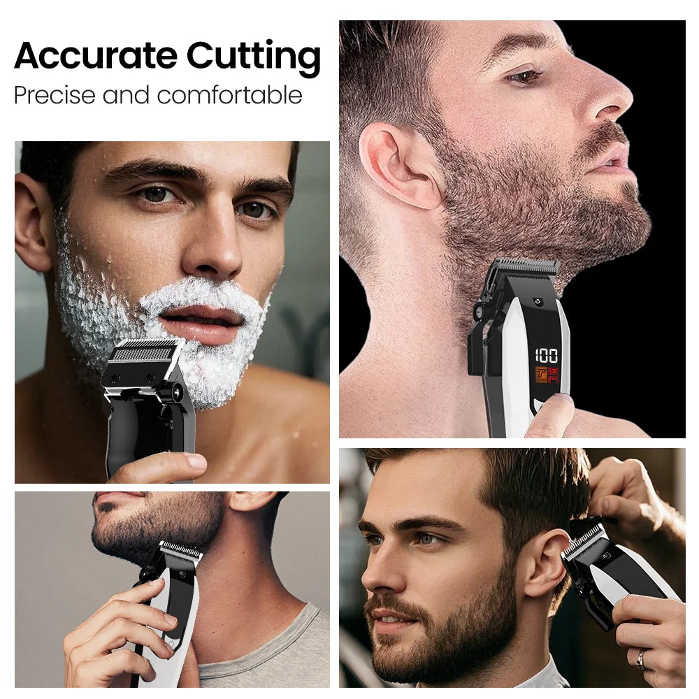 Portable Combo Kit Barber Hair Clipper For Men