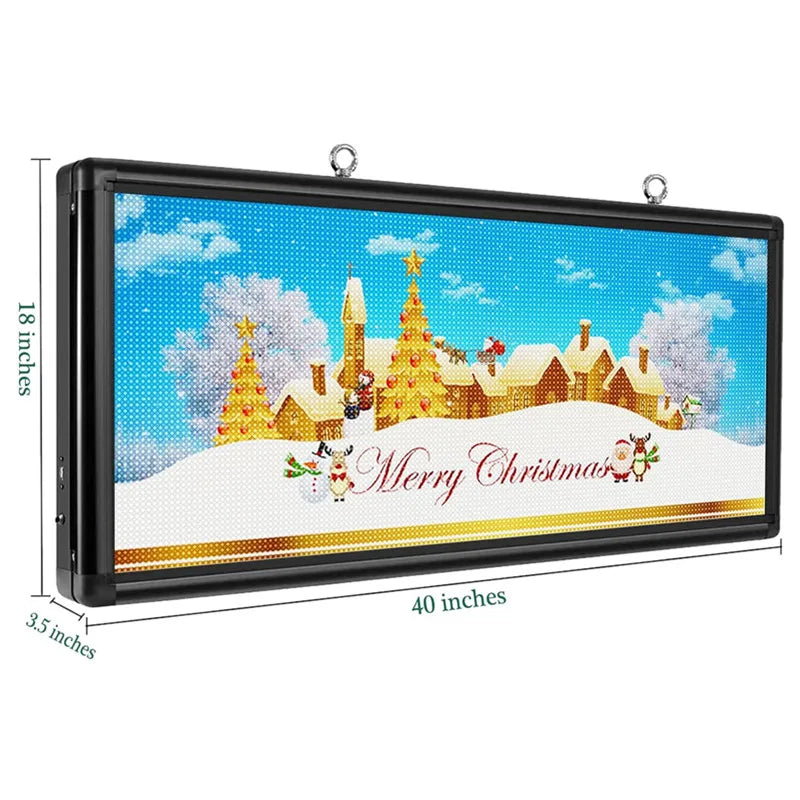 P6 For Store Display Scrolling Messages Electronic Sign Free Design Ads