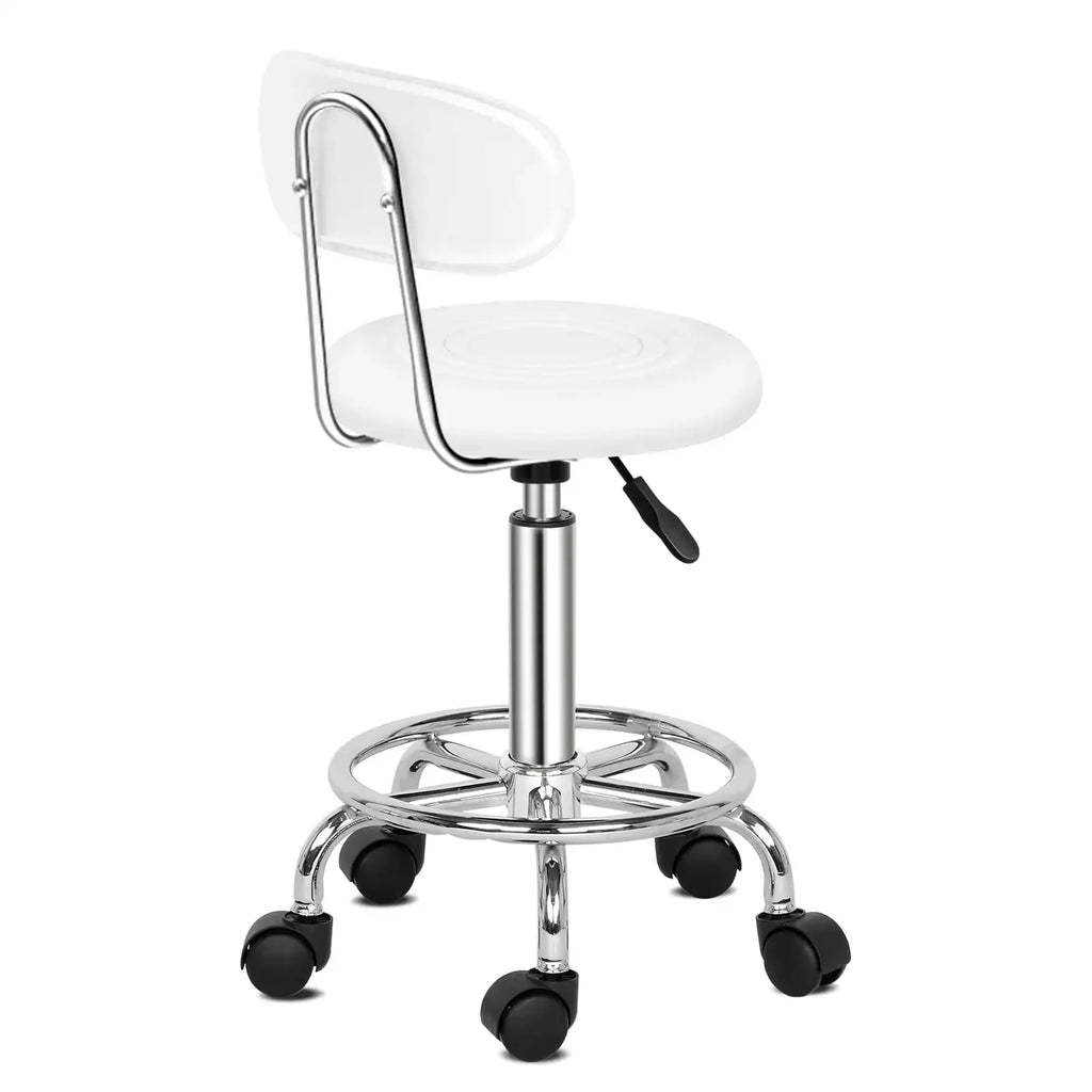Swivel Salon Stool Chair with Backrest