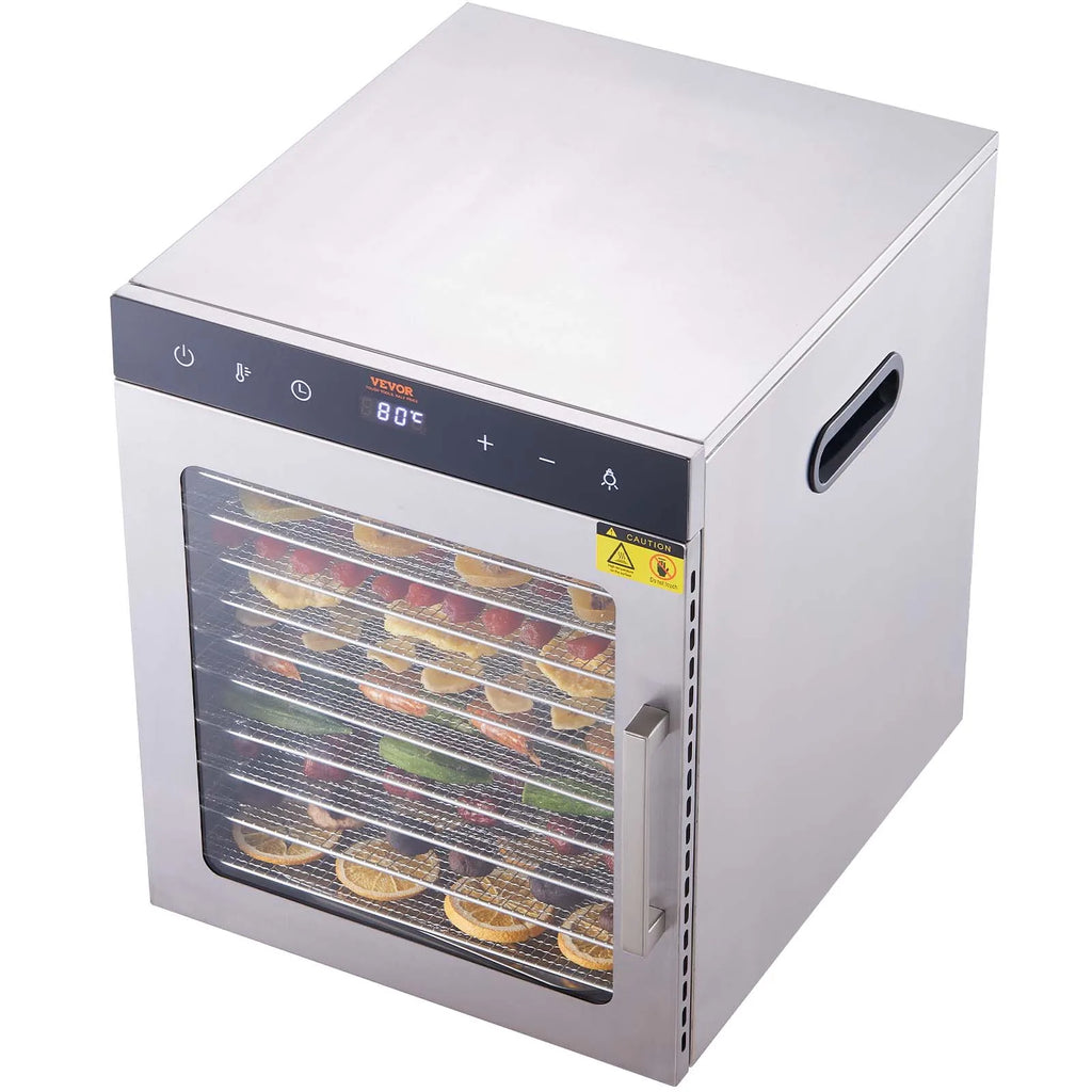 10 Trays Food Dehydrator Stainless Steel