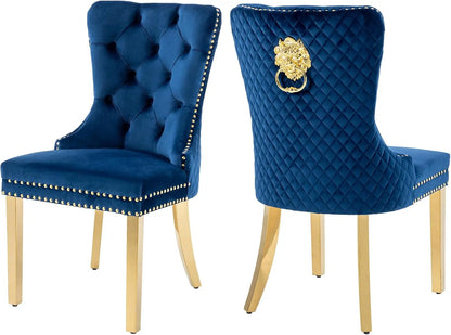 Velvet Dining Chairs Set of 2