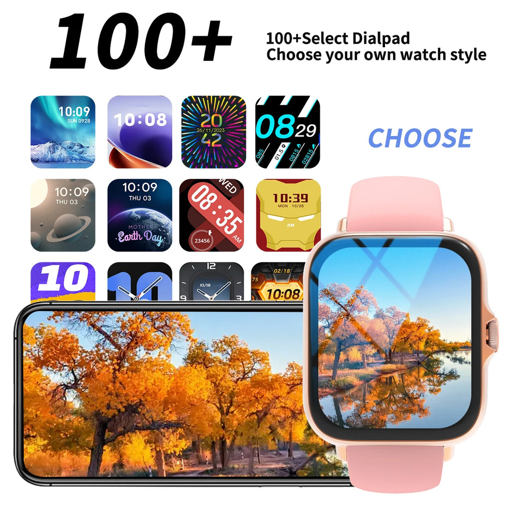 Smart watch with full touch screen,