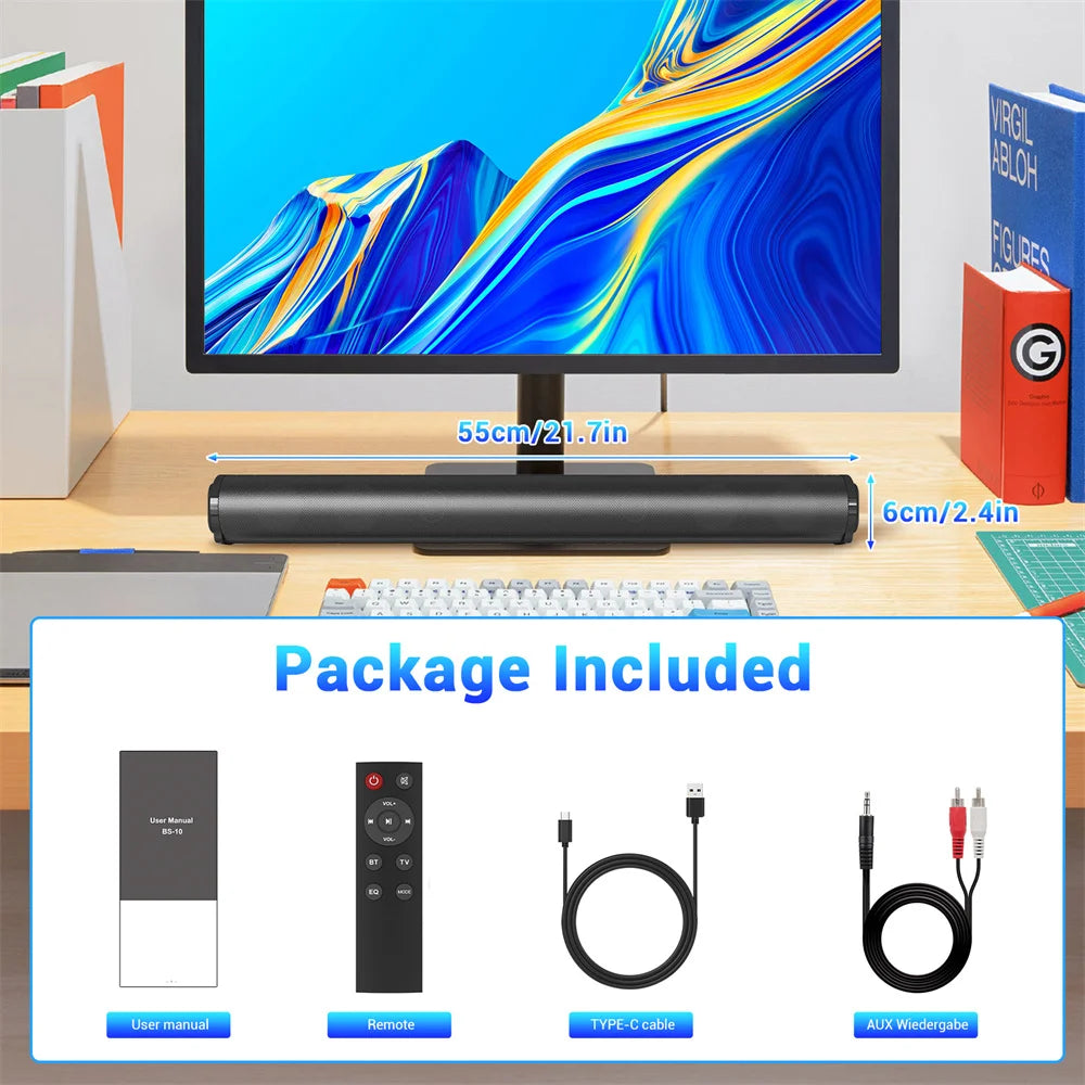 Sound Bar TV Sound System Bluetooth Speaker