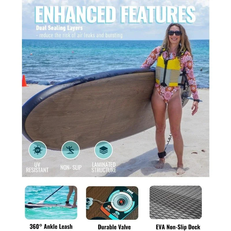 HOME-Inflatable Stand Up Paddle Board, 10'6"