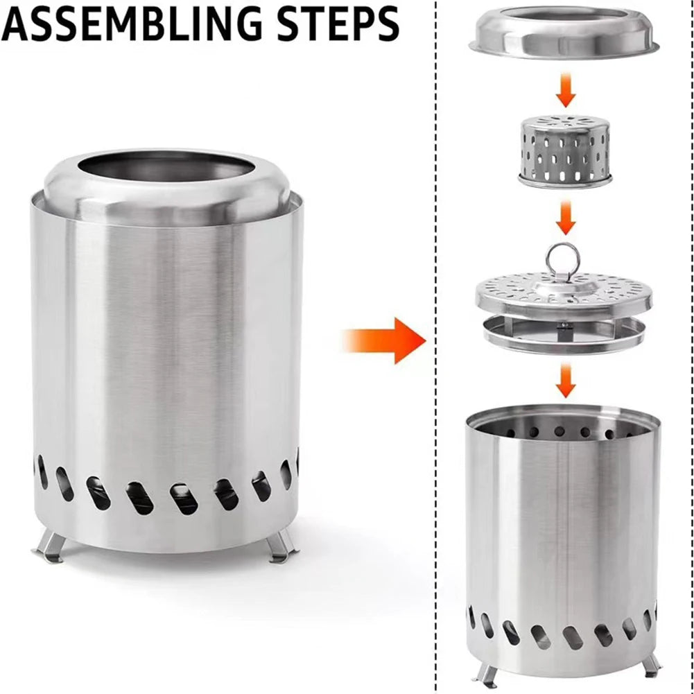 Smokeless Tabletop Fire Pit