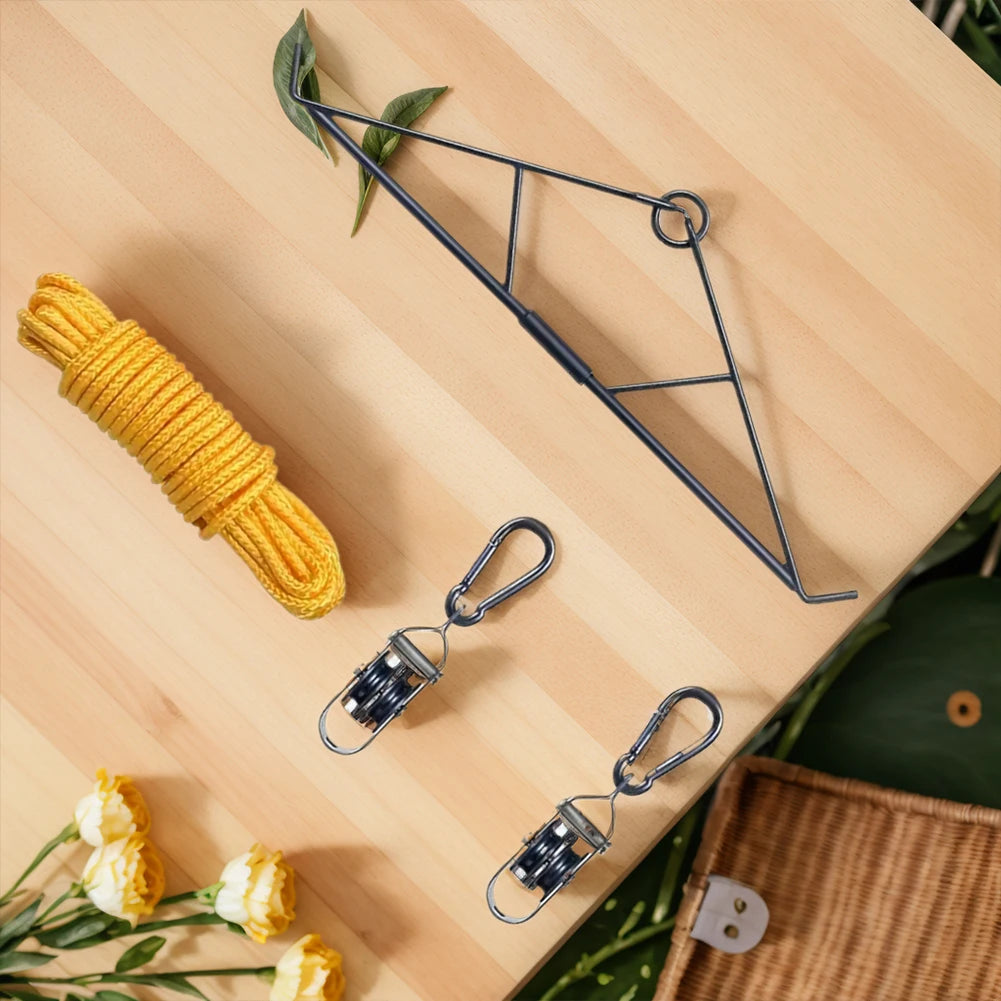 Max To 700 LBS Elk Hoist Pulley Lift System W/Gambrel Deer Hunting Game Hoist