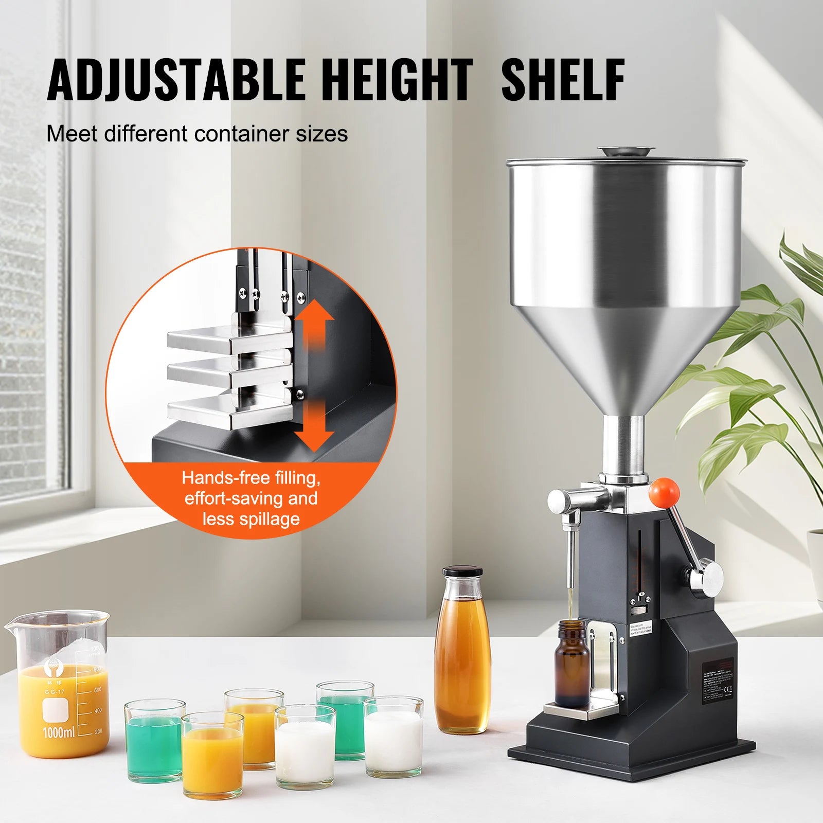 A03 5-50ml/5-100ml Manual Liquid Filling Machine