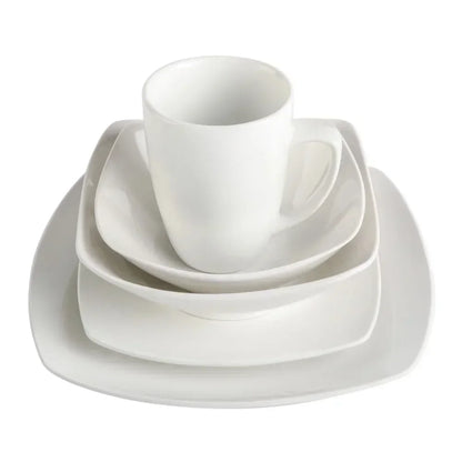 Square Expanded 40-Piece Dinnerware Set