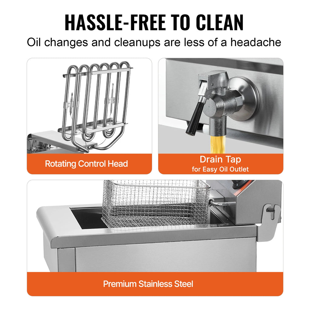 12L Electric Deep Fryer