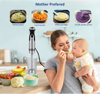 1200W 5-in-1 Immersion Hand Stick Blender Mixer