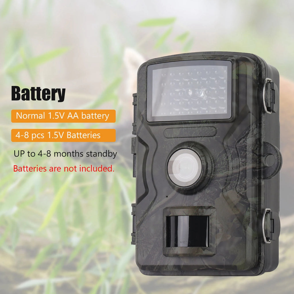 1080P Hunting Camera 2.0in LCD 16MP Infrared Night Vision Mobile Monitoring IP66 Waterproof Trail Camera waterproof camera