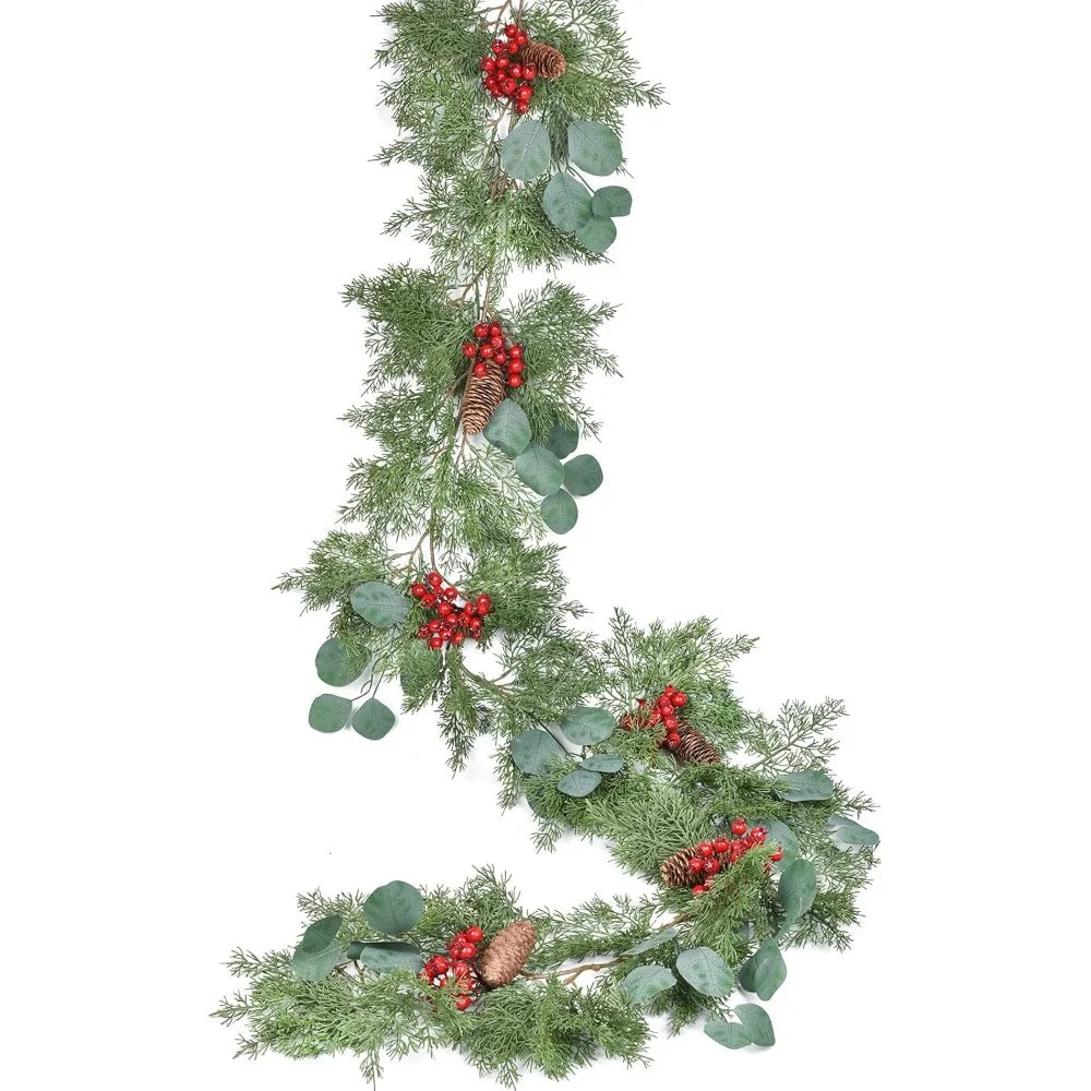 6ft Pine Christmas Garland