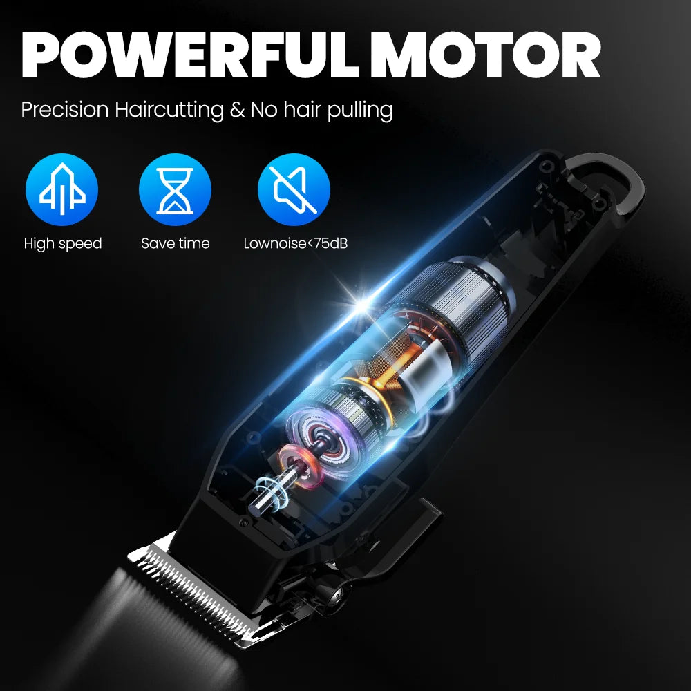 Portable Combo Kit Barber Hair Clipper For Men