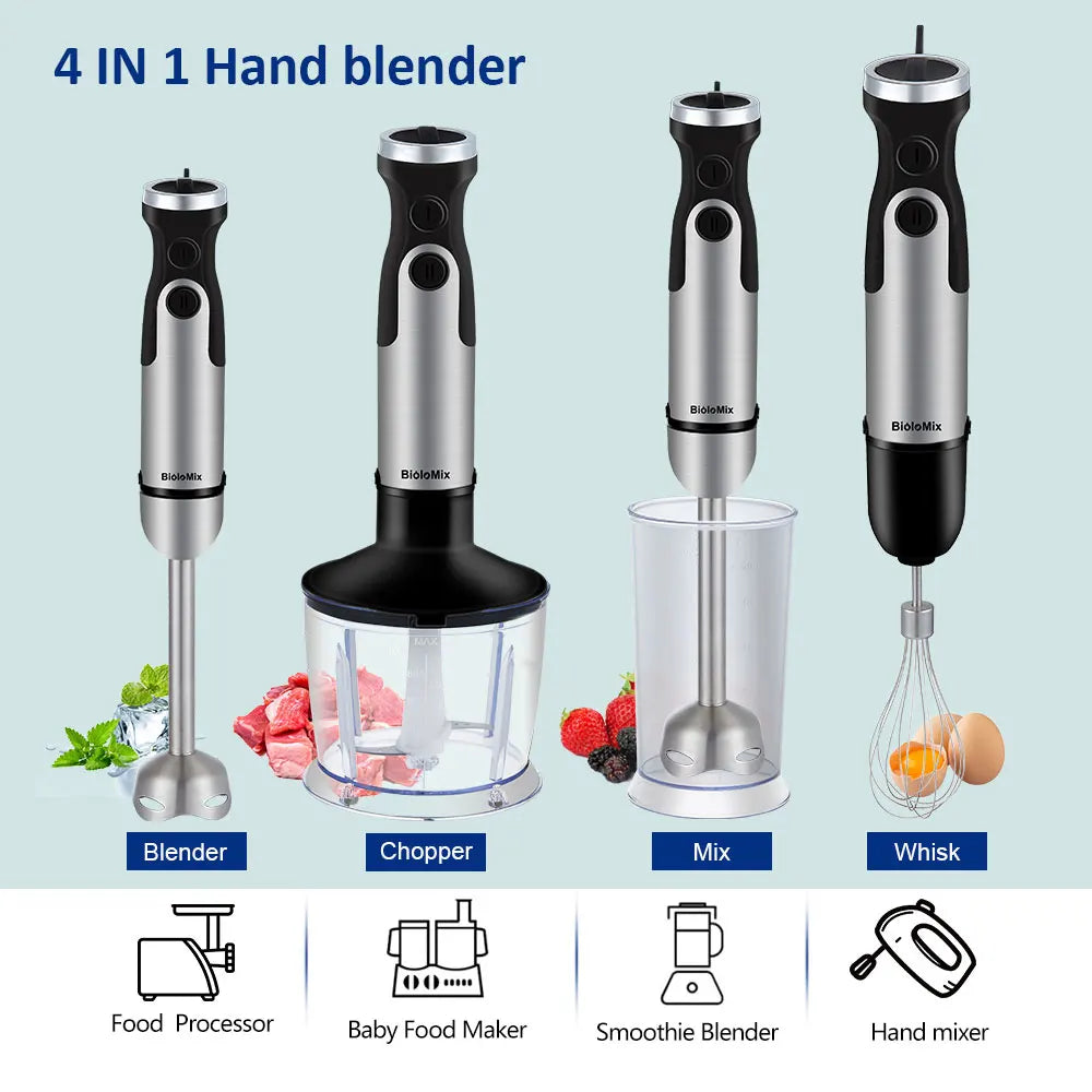 1200W 5-in-1 Immersion Hand Stick Blender Mixer
