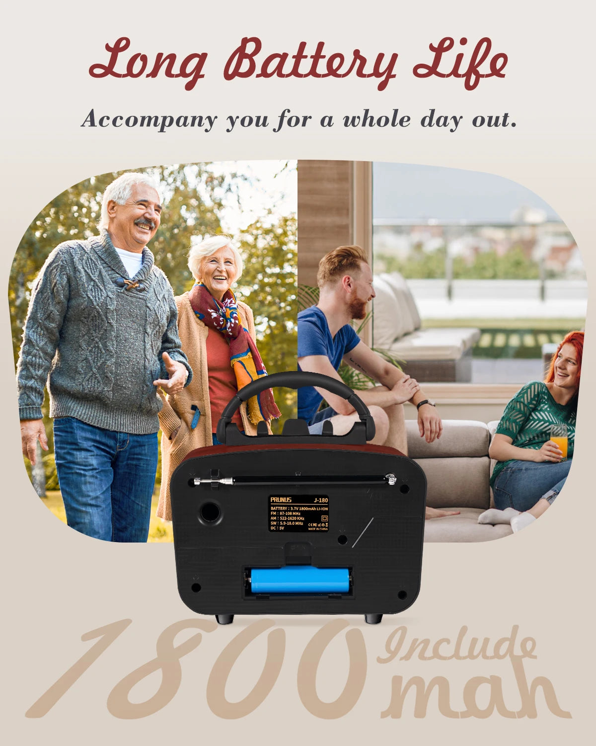 Retro Radio Bluetooth Speaker AM/FM/SW