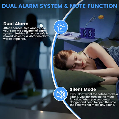 Biometric Fingerprint Gun Safe