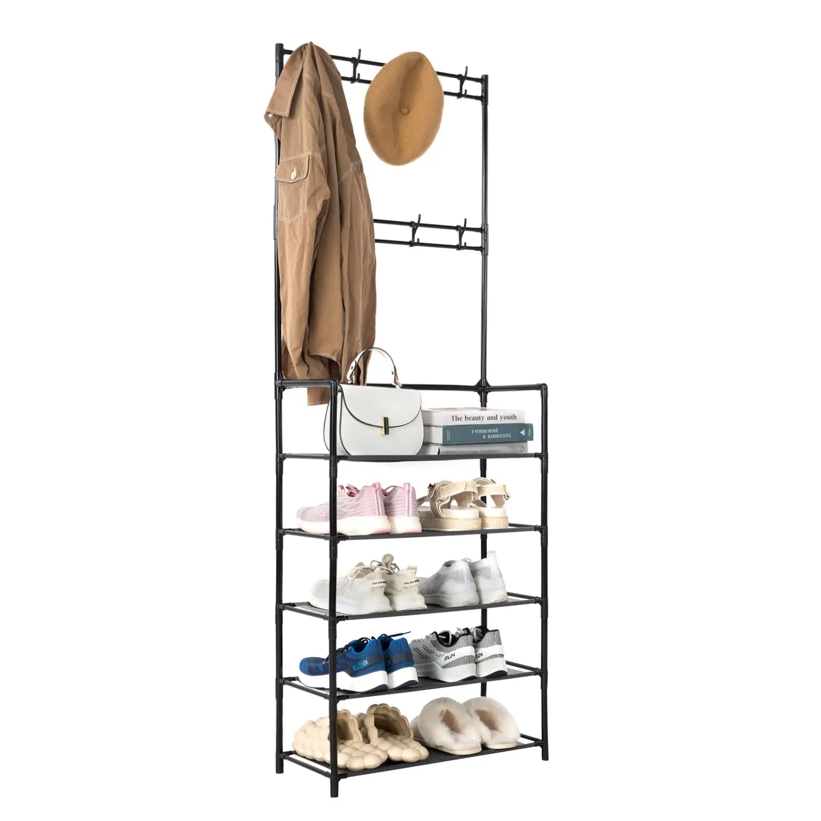 Entryway Coat Rack, Shoe Rack