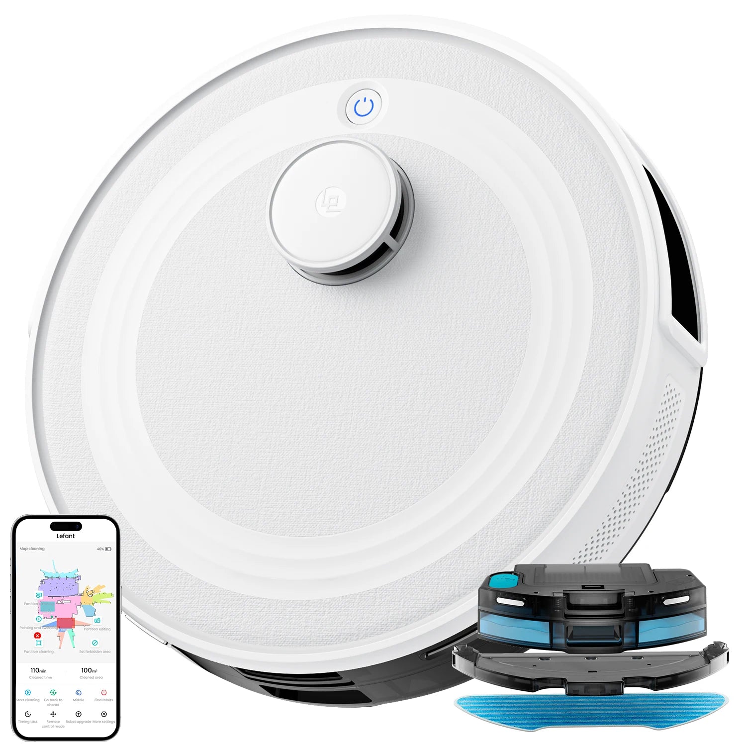 Robot Vacuum Cleaner, Laser Navigation