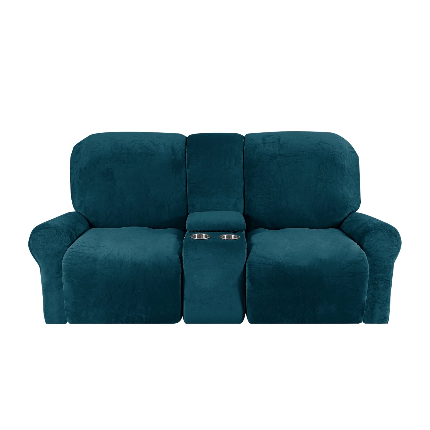 Recliner 2 Seater Sofa Covers with Cup Holders