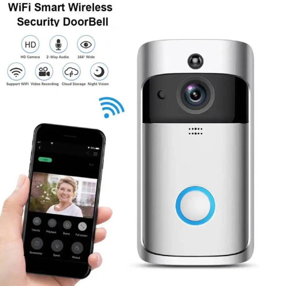WiFi Video Doorbell 2 Way Audio Security
