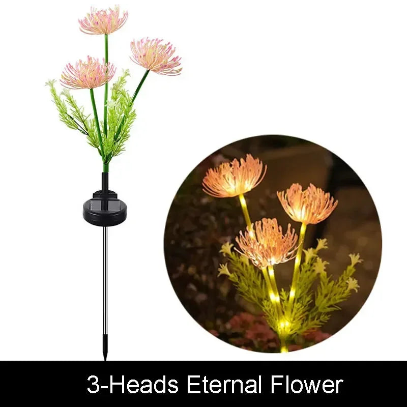 LED Simulation Butterfly Flower Solar Light