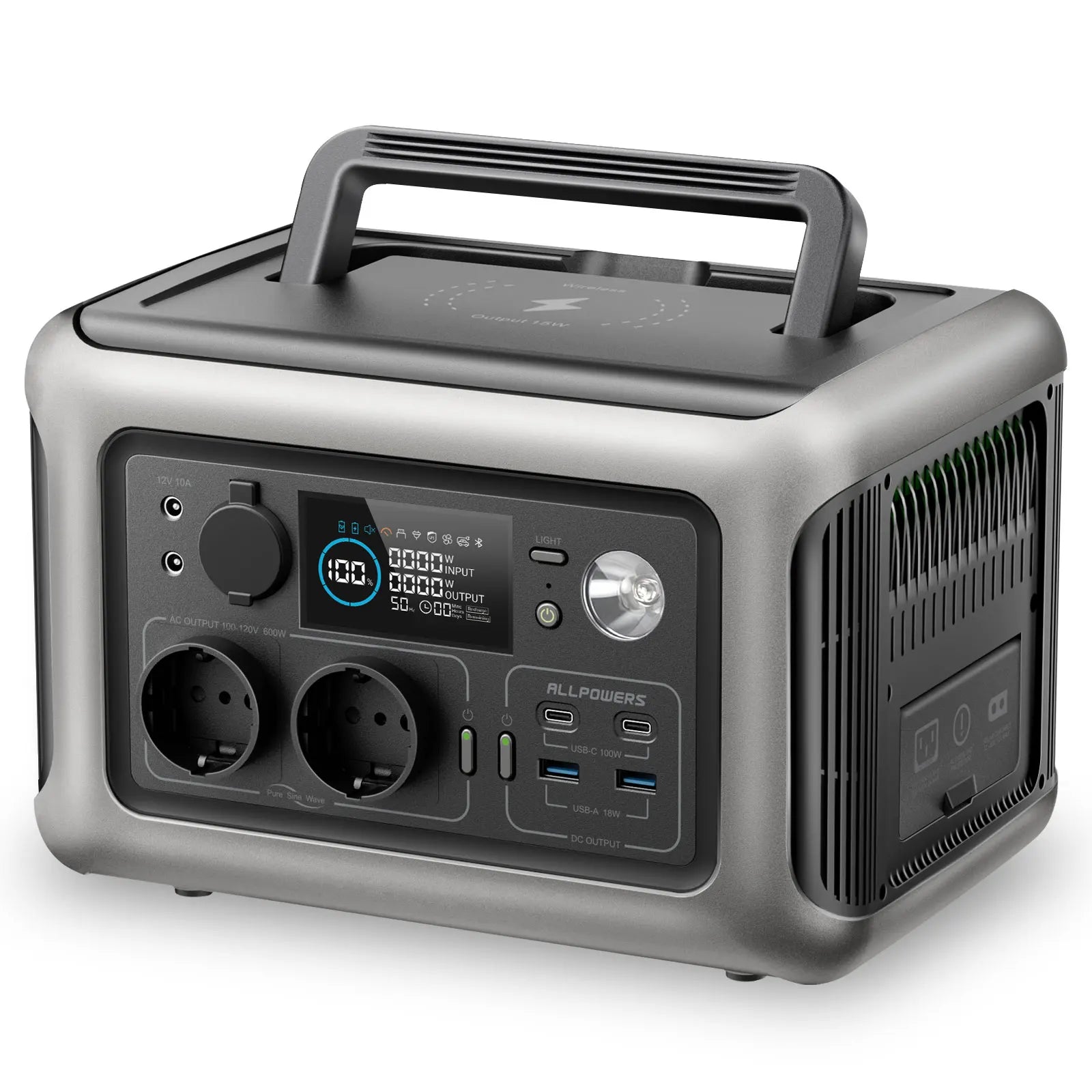 Portable Generator 299Wh 600W Powerstation with AC Outlets