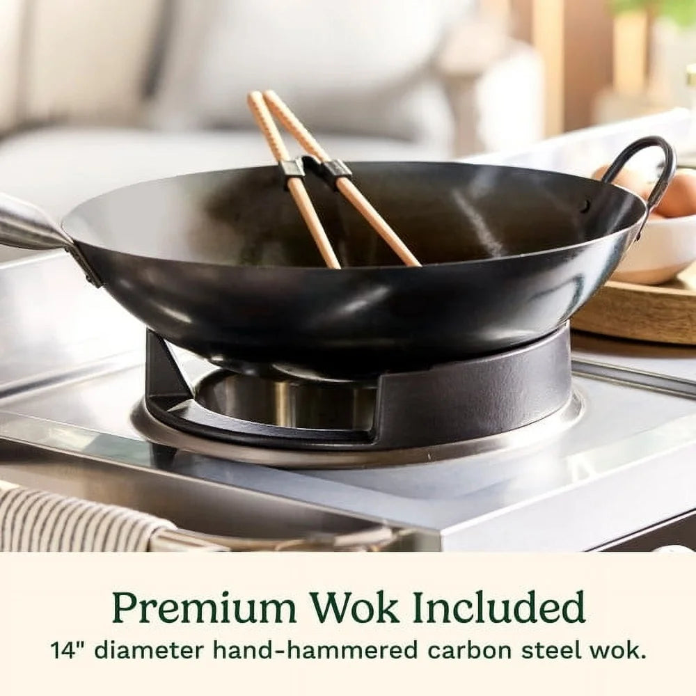 Outdoor Wok Station with 50,000 BTU Propane Burner