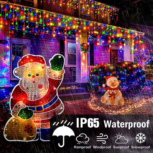 Christmas Decorations Lights Solar Icecicle