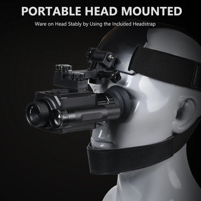 Helmet Night Vision 5X Zoom 1080P Digital Telescope