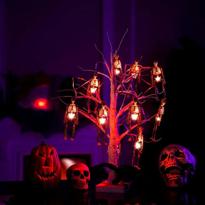 Halloween Skeleton Skull Lighted Holiday Displays