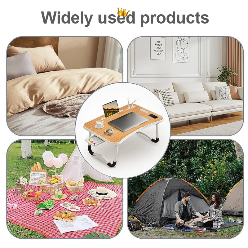 Portable Laptop Desk with USB Light