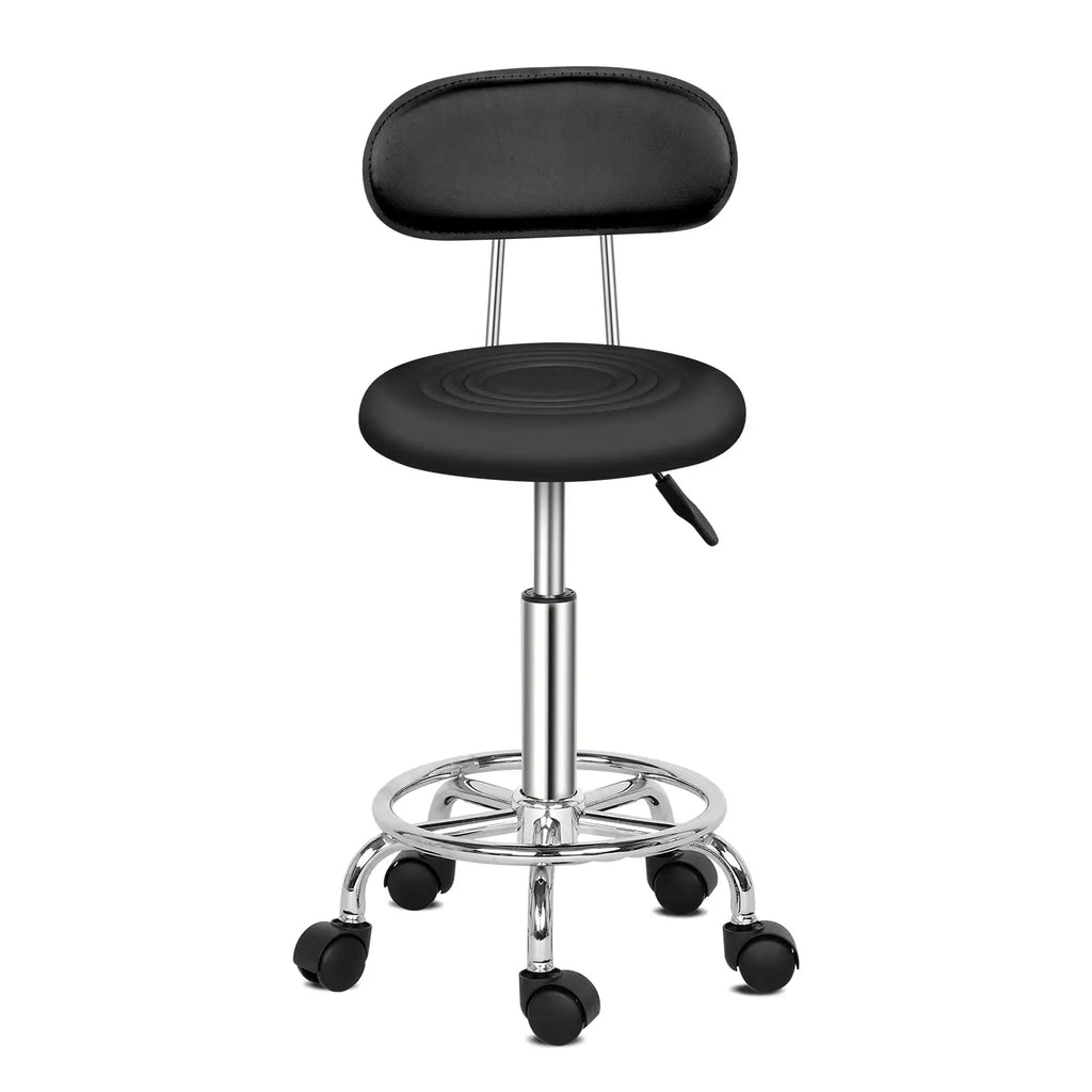 Swivel Salon Stool Chair with Backrest