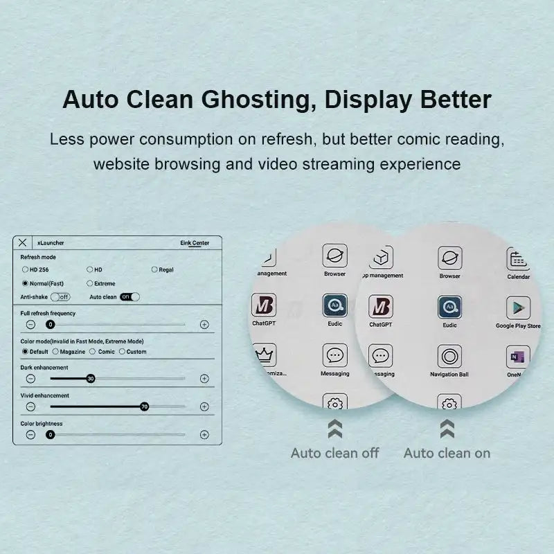 7-inch color screen e-book reader