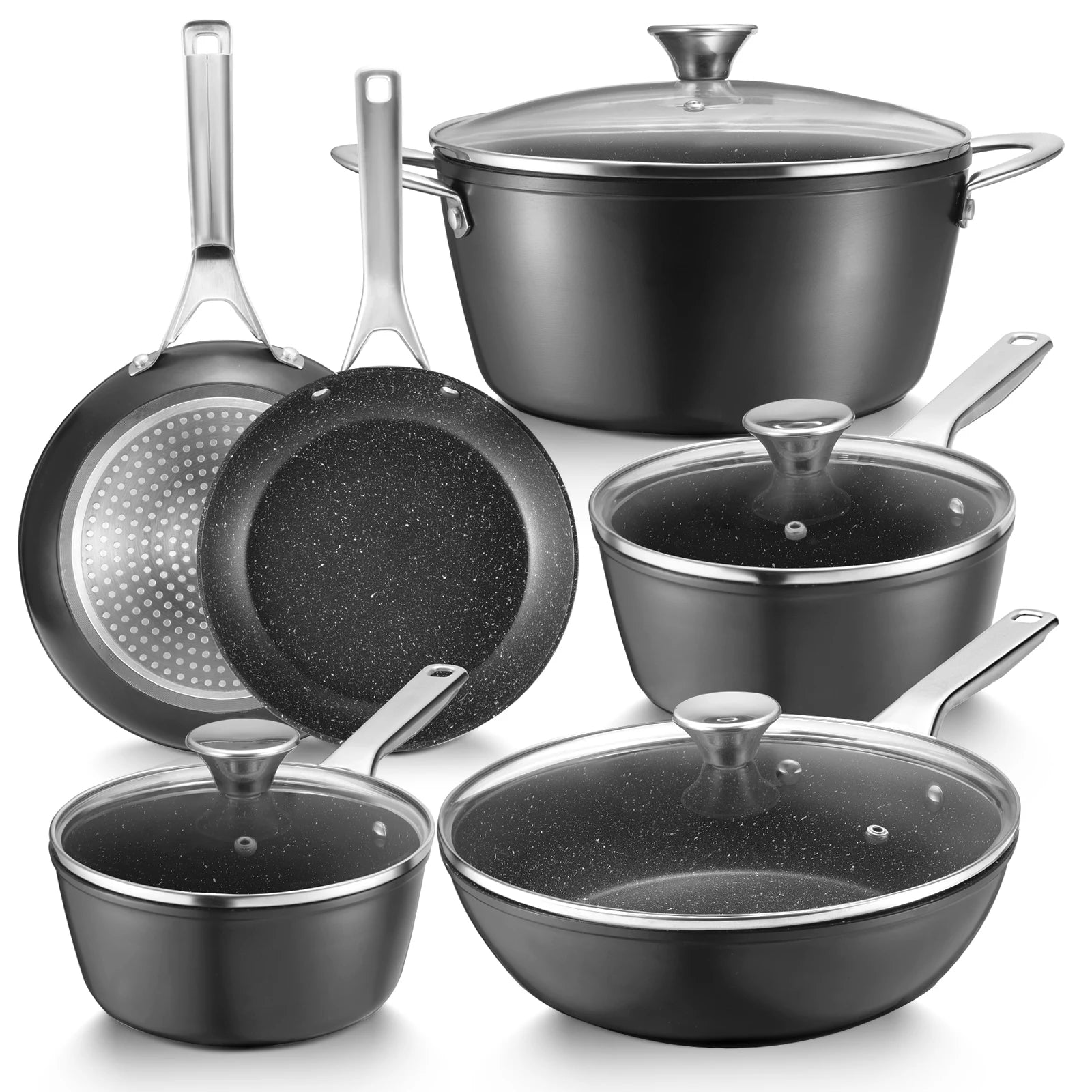 Induction Cookware Nonstick, 10-Piece