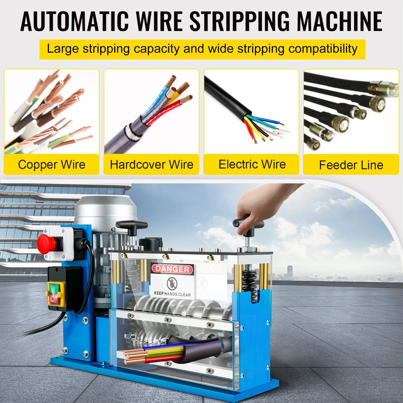 Electric Wire Stripping Machine