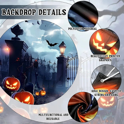 Halloween Garage Door Banner Large