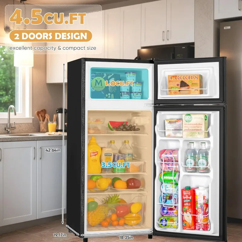 4.5 Cu.Ft Mini Fridge with Freezer