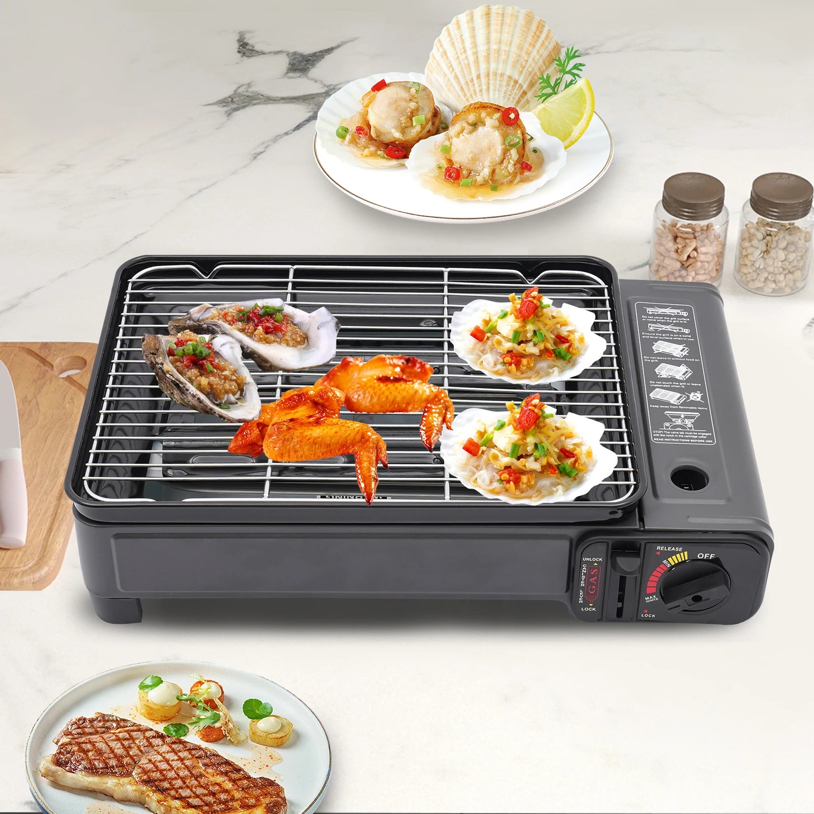 Portable BBQ Stove Butane Grill Stove