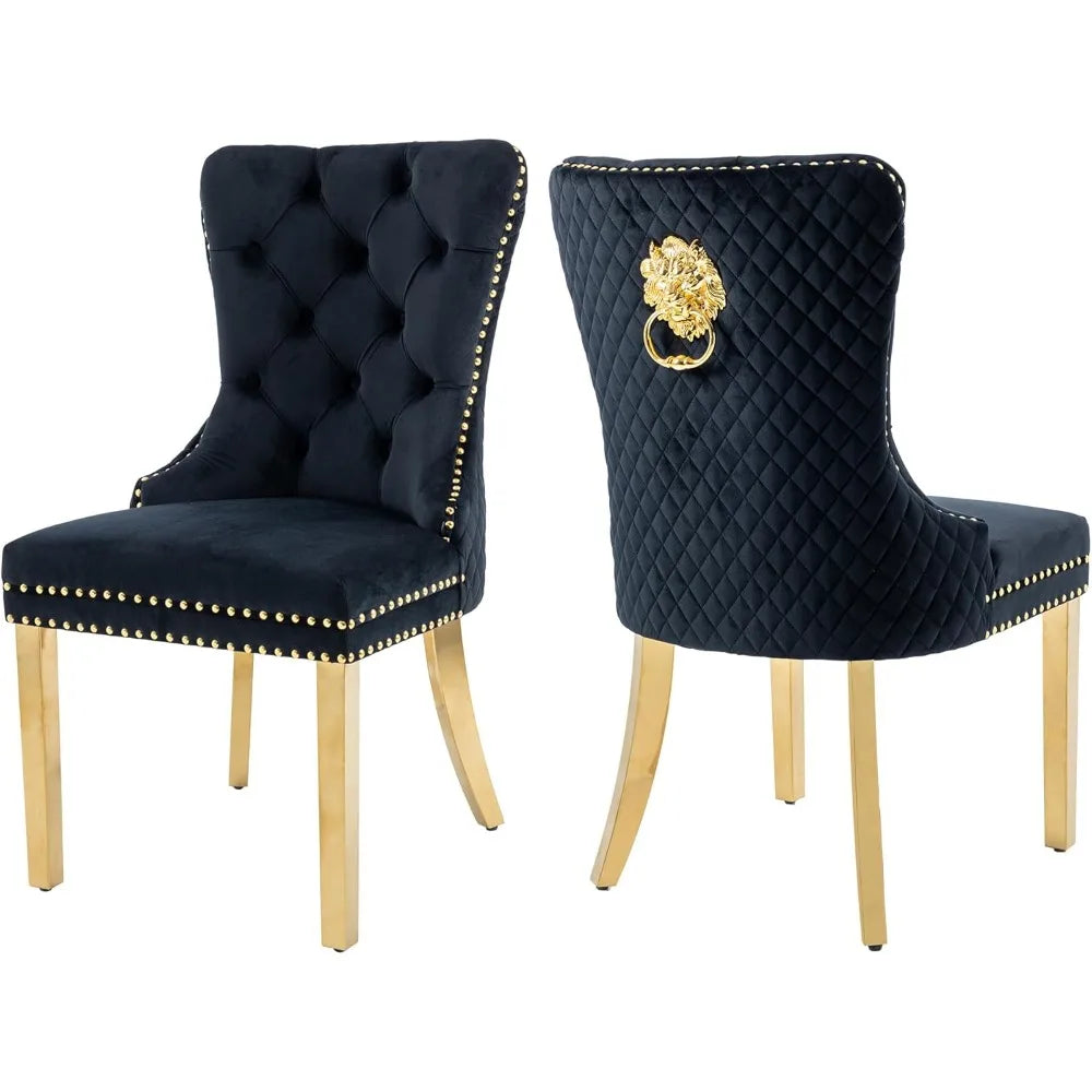 Velvet Dining Chairs Set of 2