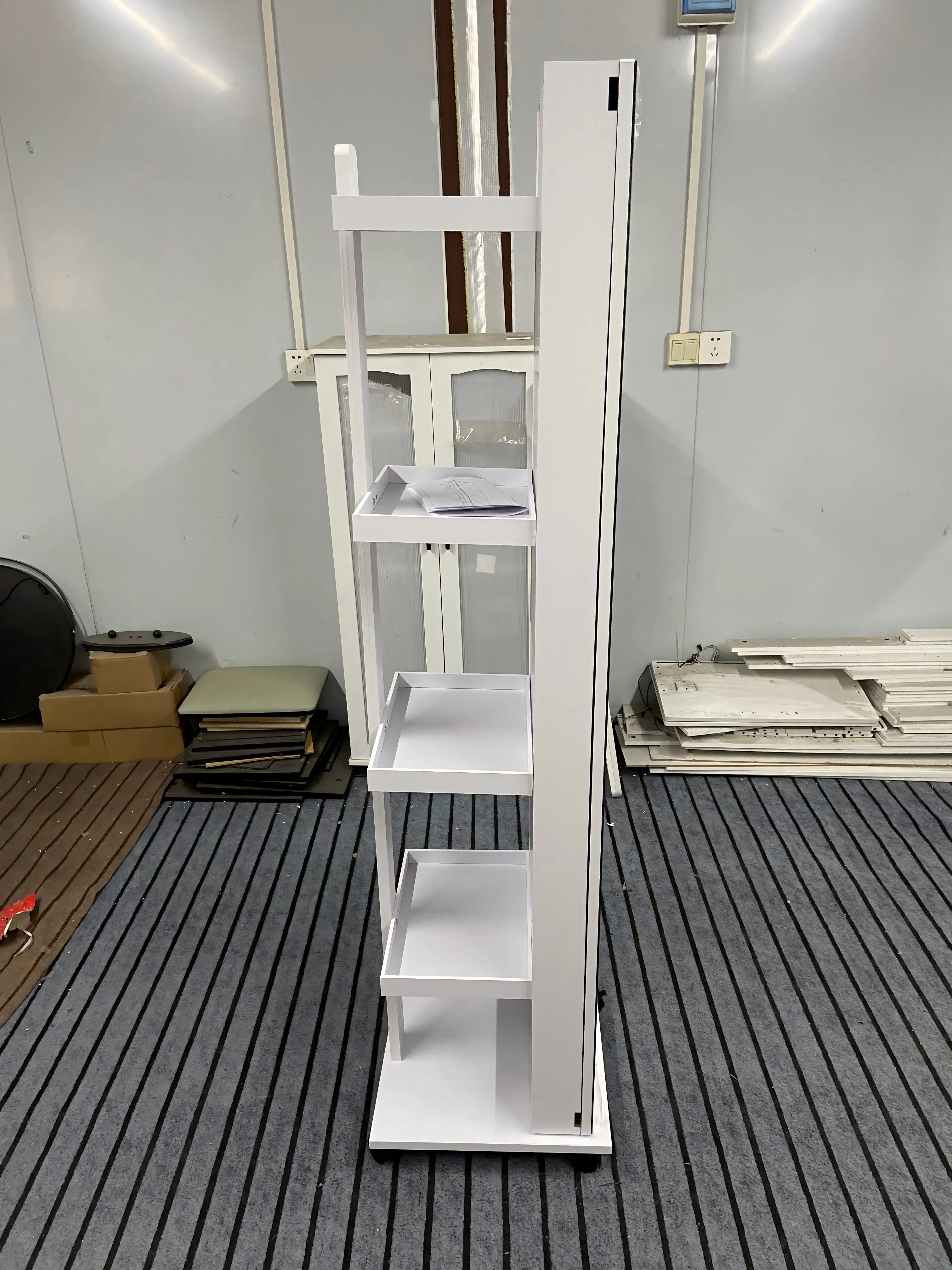 360° Rotating LED Jewelry Armoire