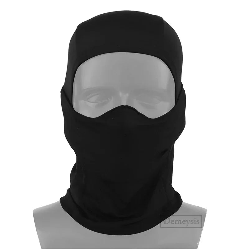Tactical Mask Outdoor Balaclava Head Hood Silicone