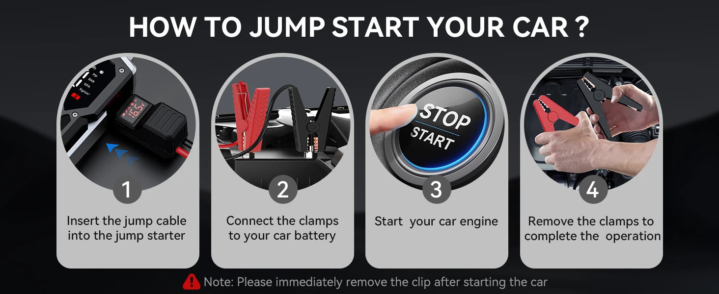 3000A/4000A/5000A Start Power Bank Car Booster